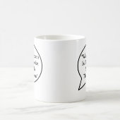 Lustige Zitat-im Garten arbeitenthema-Tasse Kaffeetasse (Mittel)