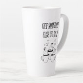Lustige Zitat Kaffeetasse Milchtasse (Rechte Ecke)