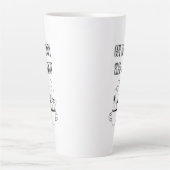 Lustige Zitat Kaffeetasse Milchtasse (Vorderseite)