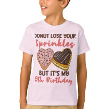 Lustige Zitat zum 5. Geburtstag mit Donut-Thema