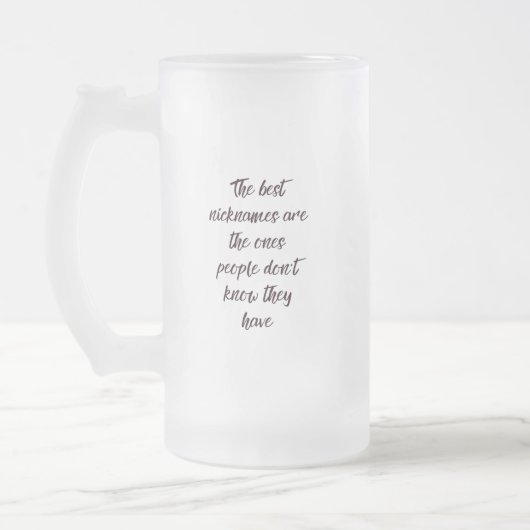 Lustige Zitate Frostglas Tasse  (Links)