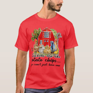 Lustige Zitate Huhn Sublimierung Mädchen T-Shirt