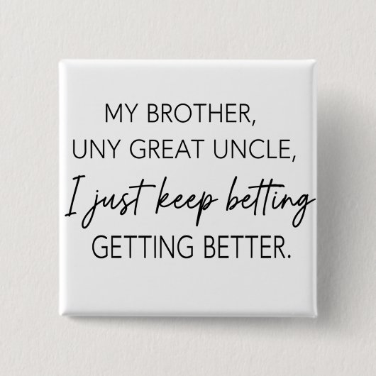 lustige Zitate Humor Papa-Witze Button (Vorderseite)