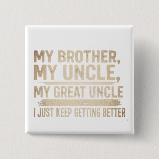 lustige Zitate Humor Papa-Witze Button (Vorderseite)