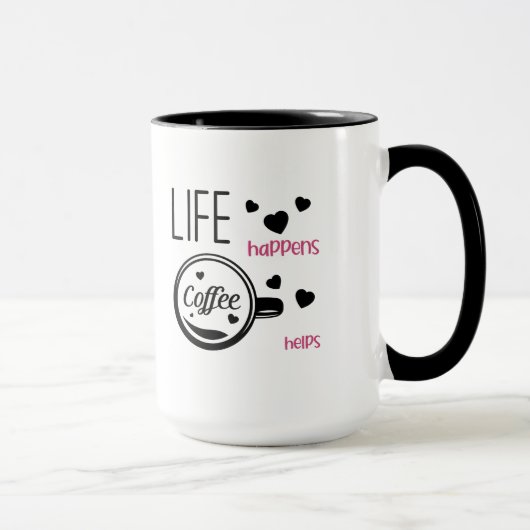 Lustige Zitate Kaffe süchtige Mama Geburtstag Mutt Tasse (Rechts)