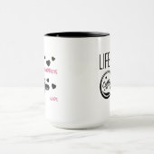 Lustige Zitate Kaffe süchtige Mama Geburtstag Mutt Tasse (Zentrum)