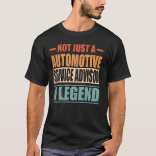 Lustige Zitate Retro-Automobil-Serviceberater T-Shirt