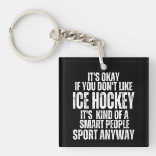 LUSTIGE ZITATE ÜBER EISHOCKEY SCHLÜSSELANHÄNGER