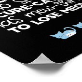 lustige Zitate von schlafenden Katzen Poster (Ecke)