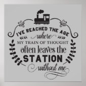 lustige Zitate Wortart Poster (Vorne)