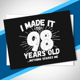 Lustige Zitate zum 98. Geburtstag Sarkastisch 98 J Postkarte