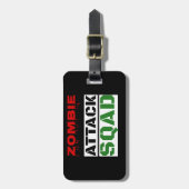 Lustige Zombie-Angriffs-Gruppe Gepäckanhänger (Vorderseite vertikal)