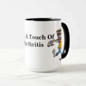 Lustige Zombie-Arthritis-Tasse Tasse (VorderseiteRechts)