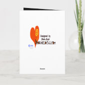 Lustige Zombie-Rätsel-Halloween-Karte Karte (Rückseite)