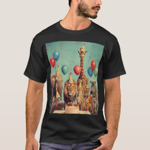 Lustige Zootiere Kunst Drucke Wildlife Safari T-Shirt