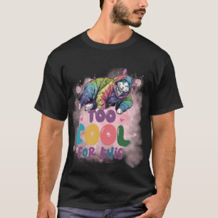 Lustige "Zu Cool Für Dies" Chill Ästhetik Katze ✨ T-Shirt