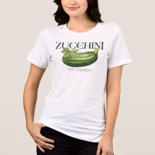 Lustige Zucchini Tri-Blend Shirt