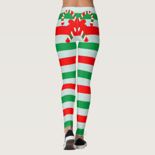 Lustige Zuckerstange-gestreifte Leggings