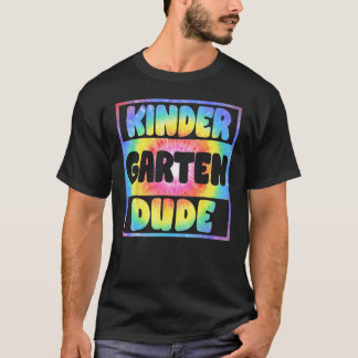 Lustige Zurück zur Schule Kindergarten-Typ Tie Dye T-Shirt