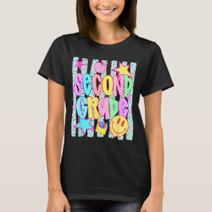 Lustige zweite Klasse zurück zur Schule glückliche T-Shirt