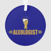 Lustigen Bier-Trinkers Ornament (Rückseite)