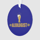 Lustigen Bier-Trinkers Ornament (Vorderseite)