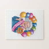 Lustigen Geburtstag Funny Nana Puzzle (Horizontal)