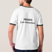Lustigen liegenBirdwatchers SHIRT (Schwarz voll)
