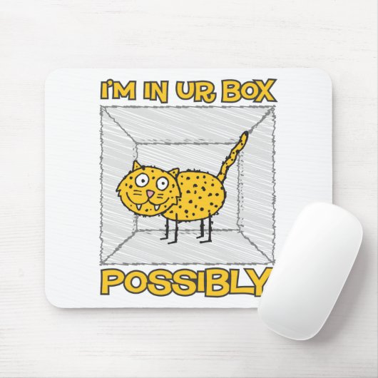 Lustigen Schrodingers Katze Lolcat Mousepad (Mit Mouse)