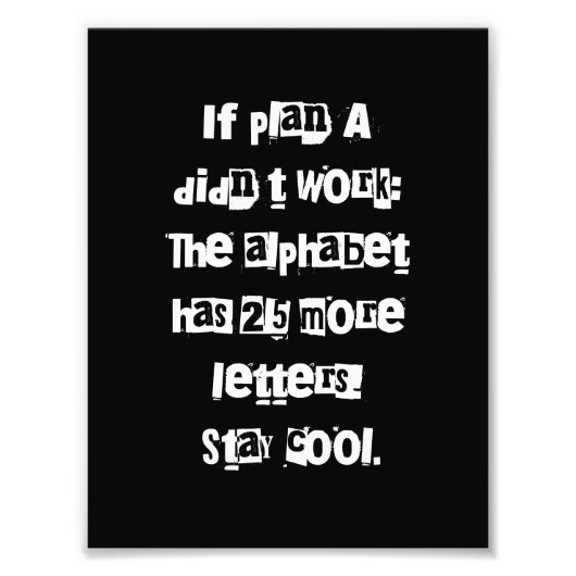 Lustigen Sprüche Sarcasm Lover Geschenke - Typogra Fotodruck (Vorne)