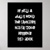 Lustigen Sprüche Sarcasm Lover Geschenke - Typogra Poster (Vorne)