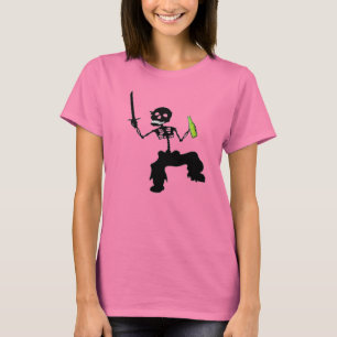 lustigen St Patrick des Tanzenschädelgrünbieres T-Shirt
