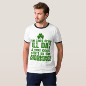 Lustigen St Patrick Tagestrinken T-Shirt (Vorne ganz)
