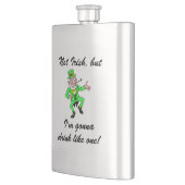Lustigen St Patrick Tagestrinkender Kobold Flachmann (Links)