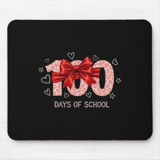 Lustiger 100. Schultag für Lehrer oder Schüler Mousepad (Vorne)