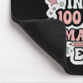 Lustiger 100. Schultag für Lehrer oder Schüler _ Mousepad (Ecke)