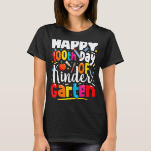 Lustiger 100. Tag des Kindergarten-Lehrers Kinder T-Shirt