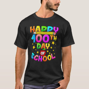 Lustiger 100 Tage Schullehrer 100. Tag der Schule T-Shirt