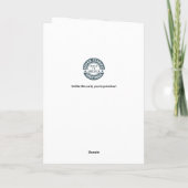 Lustiger 13. Hochzeitstag Karte (Rückseite)