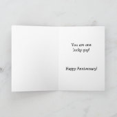Lustiger 13. Hochzeitstag Karte (Innenseite)