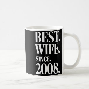 Lustiger 18. Hochzeitstag 2008 Ehefrau Kaffeetasse