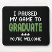 Lustiger 2025 Gamer Absolvent Abschluss Mousepad (Vorne)