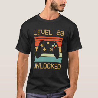 Lustiger 20. Geburtstag eines Videospielers - Gesc T-Shirt