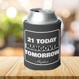 Lustiger 21. Geburtstag Trinken Dosenkühler