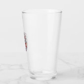 Lustiger 250. 4. Juli Hot Dog Dachshund Glas (Links)