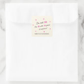 Lustiger 30. Geburtstag Humor Rosa Stern Aufkleber (Tasche)