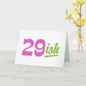 Lustiger 30. Geburtstag Karte (Gelbe Blume)