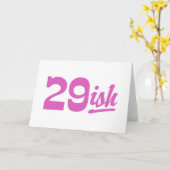 Lustiger 30. Geburtstag Karte (Gelbe Blume)