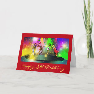 Lustiger 30. Geburtstag, Tanzparty, Paartanz Karte