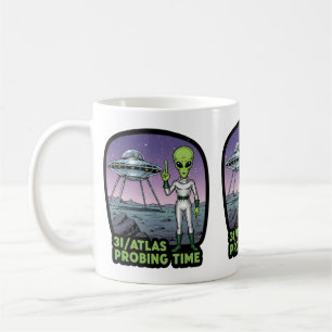 Lustiger 3I/Atlas-Komet Kaffeetasse